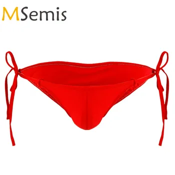 Mayo Erkek Mayo İç Çamaşırı İç Çamaşırı Penis Bulge Kılıfı Yüzmek Bikini Külot Kısa Sabitleme Dize mayo