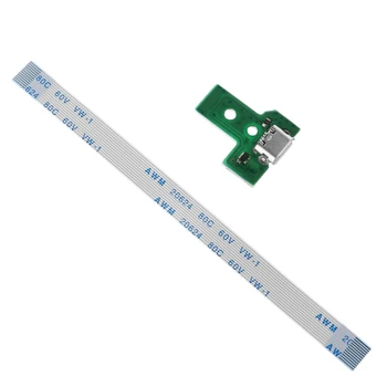 Yeni USB şarj portu Kurulu İle 12 Pin Flex Kablo JDS-030 PS4 Denetleyici