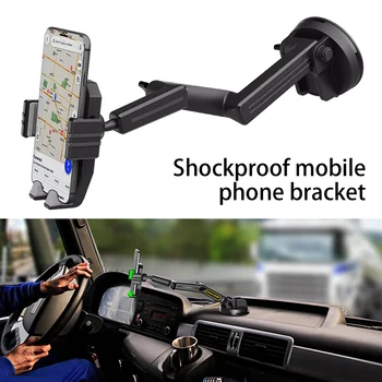1 Adet Araç Telefonu Montaj Tutucu Ayarlanabilir Yükseklik Uzun Kol Vantuz Evrensel Kamyon OTO Dashboard cep telefon braketi