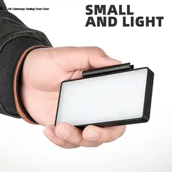 1 ADET Taşınabilir LED Makyaj Dolgu ışığı Masaüstü Canlı Fotoğraf ışığı Selfie Göz Koruması Ayarlanabilir Parlaklık Telefonlar Tabletler İçin