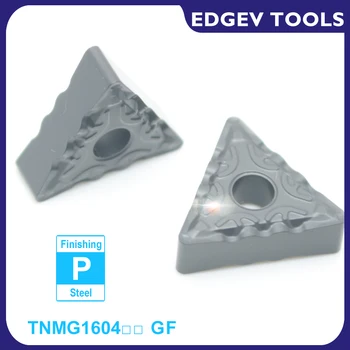 10 adet TNMG160404 TNMG160408 TNMG331 TNMG332 Dış Torna Aracı Tungsten Karbür Insert Torna Kesici Bitirme Çelik P