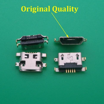 100 adet Mikro 2.0 konektörü USB jak soketi şarj portu için yedek parça tamir HUAWEİ P8 LİTE akıllı ASCEND G7 G760 C199