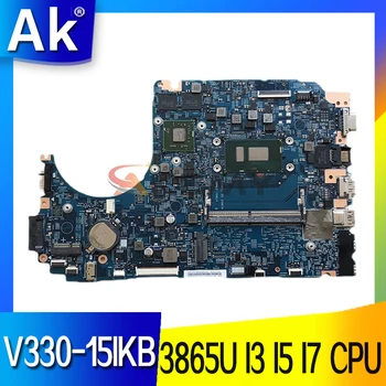 17807-3 Anakart İçin lenovo V330 V330 - 15IKB laptop anakart Anakart ile M530 2G GPU 3865U I3 I5 I7 CPU 4GB RAM