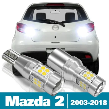 2 adet LED Ters İşık Mazda 2 İçin DY DE DH DL DJ Aksesuarları 2003-2018 2011 2012 2013 2014 2015 2016 2017 Yedekleme yedekleme Lambası