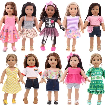 2021 Moda Elbise İçin Uygun 45cm Amerikan Kız Bebek 18 İnç OG Kız oyuncak bebek giysileri