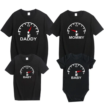 2022 Aile Eşleştirme Giyim Görünüm Baba Anne Oğul Kızı dış giyim T shirt Yeni Anne Baba ve Ben Erkek Bebek Kız Giysileri