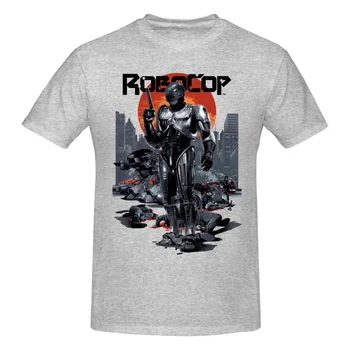 2022 Moda Eğlence Robocop T-shirt Harajuku Streetwear %100 % Pamuk Grafik Tshirt Markaları Tee Tops