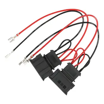 2x araba hoparlörü Kablo Demeti Adaptörü, Aksesuarları Bağlantı fiş konnektörü Kablosu için VW için Koltuk SCİROCCO için.