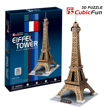 3D modelleri oyuncak kağıt modeli yapboz oyunu Eyfel Kulesi hediye oyuncak freeshipping