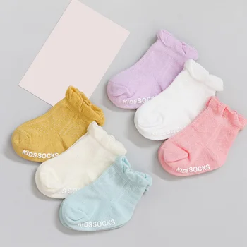 3Pair/çok 2020 Yeni kaymaz bebek çorap çocuk kız ve çocuklar için yenidoğan bebek çorap 