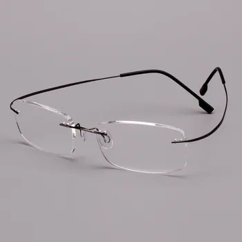 Agstum Bellek Titanyum Çerçevesiz Retro Esnek Gözlük Gözlük okuma gözlüğü Okuyucular