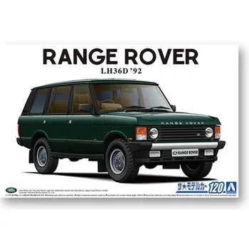 Aoshıma 05796 Statik Monte Araba Modeli Oyuncak 1/24 Ölçekli Land Rover Range Rover İçin Klasik Model LH36D 1992 Araba model seti