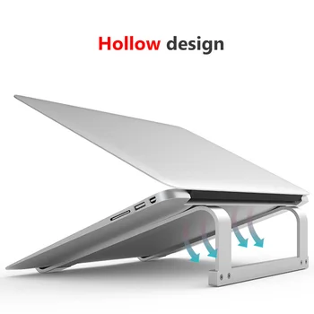 Ayarlanabilir Alüminyum dizüstü standı Taşınabilir Dizüstü destek tutucu Macbook Pro Bilgisayar Yükseltici Standı Soğutma Braketi
