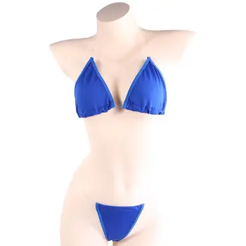 Bayanlar Bikini Sutyen Seti Moda Kadın Mayo Seksi Basit Şeffaf Kayış Tasarım Rahat İnce İnce Beachwear