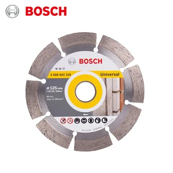 Bosch 2608603329 Elmas Kesim Diski Mermer Beton Kesme Bıçağı Evrensel, 125 x 22,23 x 12 mm Segment için en iyisi