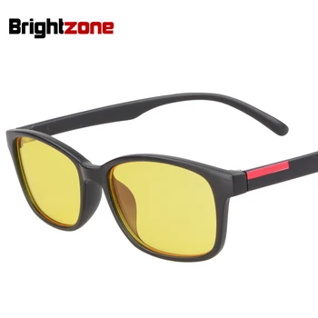 Brightzone Anti mavi ışınları bilgisayar gözlük okuma gözlüğü radyasyon dayanıklı bilgisayar oyun gözlük siyah kılıf ile 5020