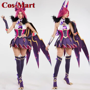 Cos-Mart Sıcak Oyun LOL Xayah Cosplay Kostüm Muhteşem Tatlı Savaş Üniforma Etkinlik Parti Rol Oynamak Giyim
