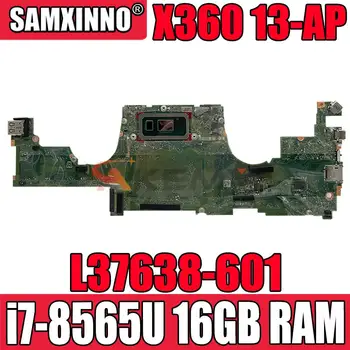  DA0X36MBAE0 REV: E HP SPECTRE X360 13-AP Laptop Anakart L37638-601 W / ı7-8565U 16GB RAM Çalışma Test