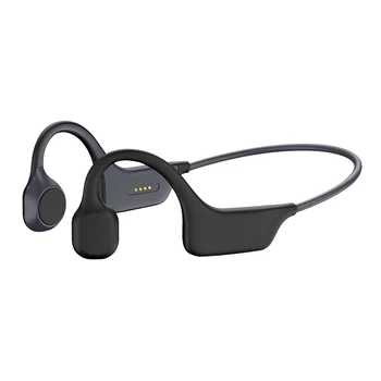 DG08 Kablosuz Kemik Iletim Kulaklık Bluetooth Uyumlu Spor Kulaklık Stereo Kulaklık İçin Mic İle Xiaomi iPhone Samsung