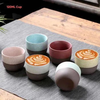 Drop Shipping 1 ADET seramik fincan Kahve Fırın Değişimi Seramik Bardak Çömlek Bardak porselen çay bardağı İçme Suyu Çay Fincanı Kupa
