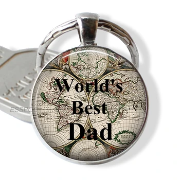 Dünyanın En İyi Baba Alıntı Anahtarlık Aşk Baba Araba Anahtarlık Kering babalar Günü Takı Hediye Baba için