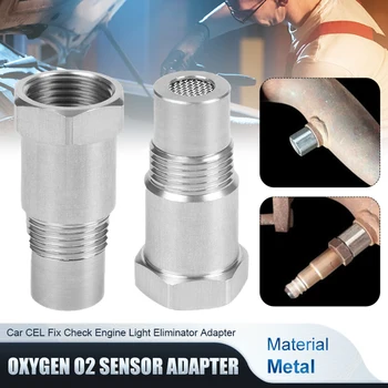 Evrensel Uzatma Filtresi Oksijen O2 Sensörü Konnektörü Genişletici Spacer İç Dişli M18 * 1.5 Paslanmaz Çelik Adaptör Otomobil Parçaları