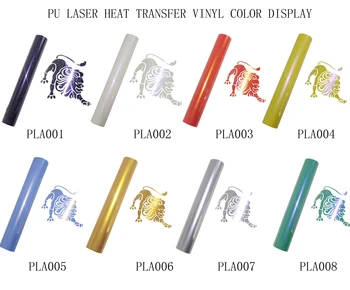 Glitter Lazer PU ısı transferi vinil kesme Filmi Kesim Basın Demir-on T-shirt DIY Plotter Süper Elastik