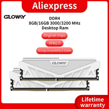 Gloway DDR4 RAM masaüstü bellek 2X8GB 3200mhz 3600MHz CL14 G1 Serisi DIMM Soğutucu ile Yüksek Performanslı Memoria Ram Ddr4