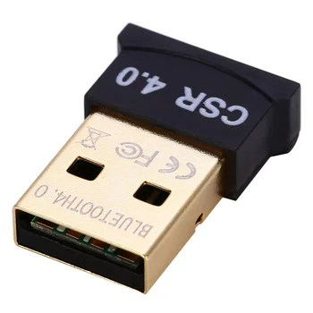 Güncellenmiş Sürücüsüz Mini USB Bluetooth V4.0 Dongle CSR4. 0 Çift Modlu Kablosuz Adaptör Windows Linux için Masaüstü Bilgisayar için