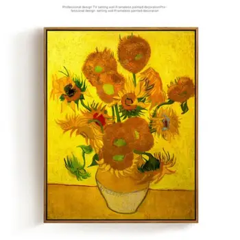 Iğne, DIY Çapraz dikiş, Nakış kitleri Için Setleri, Van Gogh Ayçiçeği boyama Desen Çapraz Dikiş boyama ev dekor