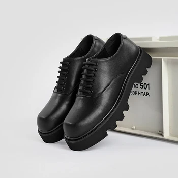 Iş Resmi deri ayakkabı Erkekler Yaz Nefes erkek ayakkabısı Düşük üst Düz Renk Moda İş Resmi erkek ayakkabısı 2022 Yeni