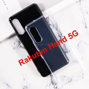Kir dayanıklı Yumuşak Siyah TPU Kılıf Rakuten El Gömme Kılıf Şeffaf telefon kılıfı ve Kapak Rakuten El 5G Telefon Tampon