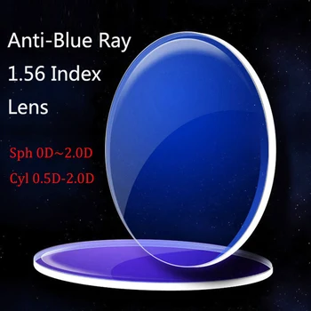 Kirka Anti - Blue Ray Lens 1.56 Endeksi Miyopi Reçete Bilgisayar Optik Lens Göz Koruması İçin Okuma Gözlüğü CYL0. 5-2. 0 D