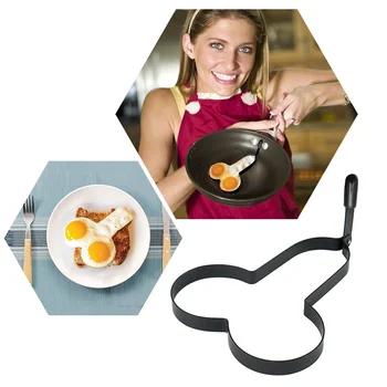 Komik Dick Şekli Yumurta Fritöz Ev Mutfak Özel Kalıp Araçları 175 * 165mm Horoz Şekli Kızarmış Yumurta Kalıpları Parodi Omlet Eğlenceli Kalıp