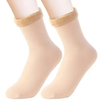 Kış sıcak tutan çoraplar Nefes Unisex Anti Freeze Kabarık Çorap Rahat Bulanık Termal Çorap Kadın Erkek Yetişkinler İçin Büyükleri Gençler Çocuklar