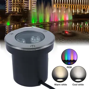 LED sualtı ışığı RGB Su Geçirmez Anti-korozyon Projektör Lambası Çeşme Akvaryum Yüzme Havuzu çeşme ışık 12V