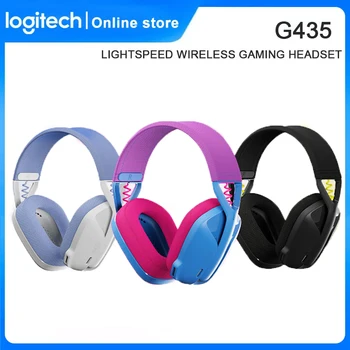 Logitech G435 LIGHTSPEED KABLOSUZ oyun kulaklığı 7.1 Surround Ses Oyun Bluetooth Kulaklık Uyumlu Oyunlar Ve Müzik İçin