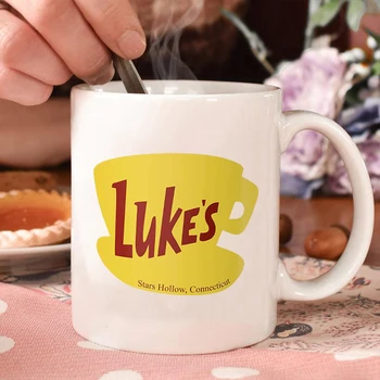 Luke'un Diner Kupa Yıldız Hollow Connecticut Dişli Gilmore Girls Inspired Kupalar Lukes Diner Fincan luke'un Diner Kahve Kupalar Fan Hediye