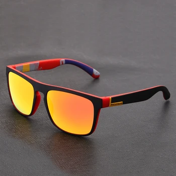 Marka Tasarım Erkekler Polarize Güneş Gözlüğü Erkek Kare Sürüş Sunglass Vintage Kaplama güneş gözlüğü UV400 Shades óculos de sol