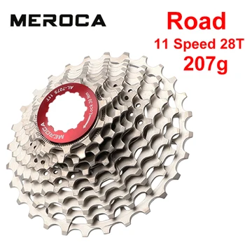 MEROCA ultralight yol bisikleti volan 11-speed kaset ile uyumlu 105 kiti R7000 İçi Boş ultra hafif Su Geçirmez ve paslanmaz