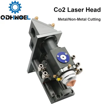 Metal CO2 Lazer kesme başlığı İle Ruida Metal Kesme Seti 150-500W Metal Olmayan Metal Hibrid Otomatik Odaklama lazer kesme makinesi
