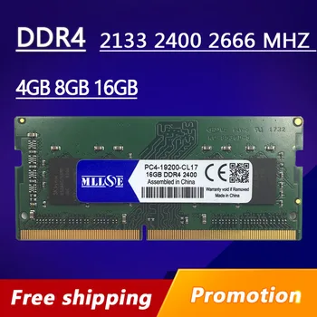 MLLSE Dizüstü DDR4 RAM 4 GB 8 GB 16 GB 4G 8G 16G RAM Bellek ddr 4 2133 mhz 2400 mhz 2666 mhz dizüstü Memoria 260-pin SODIMM