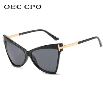 OEC CPO Yeni Kedi göz Güneş Kadınlar Marka Tasarımcısı Moda Plastik UV400 Sürüş Gözlük Kadın güneş gözlüğü Unisex Gafas Q610