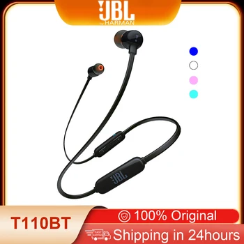 Orijinal JBL T110BT kablosuz bluetooth Kulaklık AYAR 110BT Spor Koşu Kulaklık Bas Ses Manyetik Kulaklık mikrofonlu kulaklık