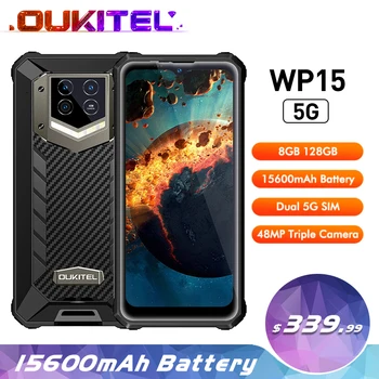 Oukıtel WP15 Smartphone 8 GB + 128 GB Sağlam Cep Telefonu 6.5 