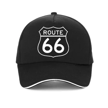 Rota 66 Anne Yol beyzbol şapkası erkek Kadın Moda Mektup Şapka Erkekler İçin %100 % Pamuk ayarlanabilir Snapback şapka Hip Hop Kemik