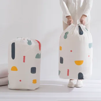 Saklama çantası Giysi Organizatör Ev Yorgan Yatak Depolama İpli Çanta Büyük bebek oyuncakları saklama çantası s PEVA Malzeme Su Geçirmez