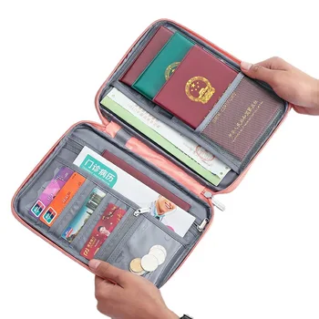 Seyahat Pasaport Kapağı Su Geçirmez Pasaport tutucu Tutucu Çok Fonksiyonlu KİMLİK belge cüzdanı Organizatör Kredi Kartı Aksesuarları