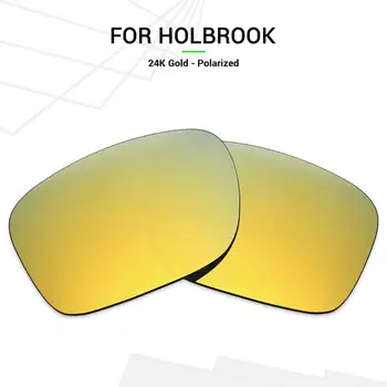 SNARK Anti-Scratch için POLARİZE Yedek Lensler-Oakley Holbrook Güneş Gözlüğü 24K Altın