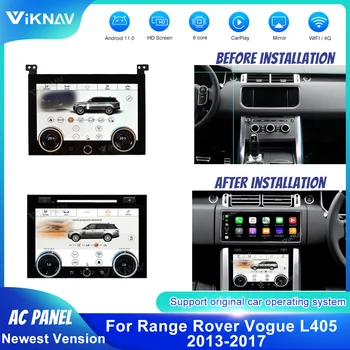Son UI CD AC Paneli Range Rover Vogue İçin L405 2013-2017 Tak & Çalıştır Arazi Ekran Klima Kurulu 10.4 İnç